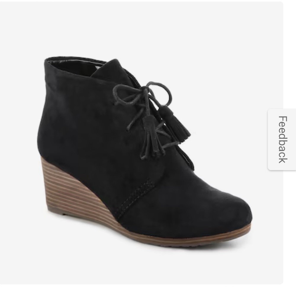Dr Scholl’s Dakota Wedge Bootie - Black - Size 7